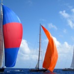 Colorful Downwind Racing